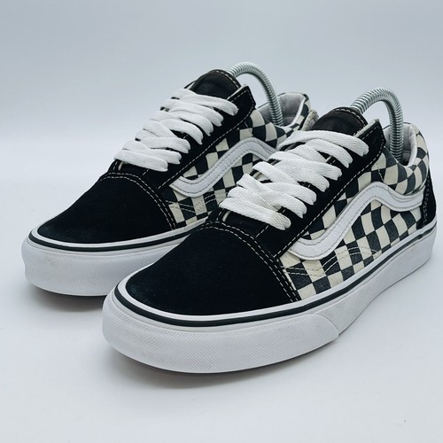 checkered vans womens 8