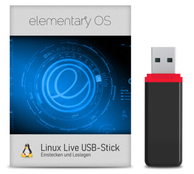 elementary OS Linux Betriebssystem auf 32 GB USB 3.0 Stick