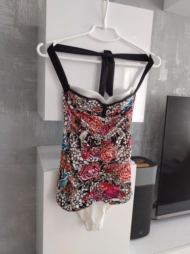 Dsquared2 Italia Traje de Baño Floral Multicolor Una Pieza Top Tanque Talla XS - Imagen 3 de 16