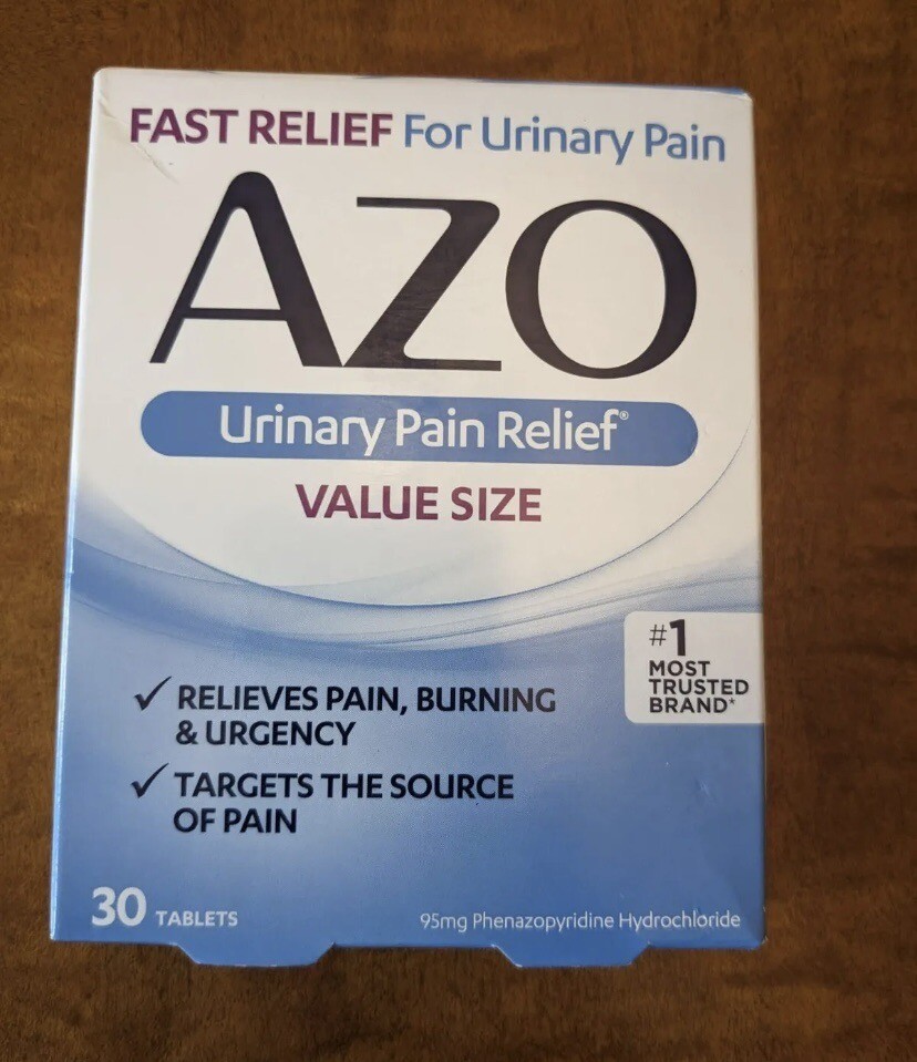 Azo, Urinary Pain Relief, 30 Tablets UK Stock Expiry Date 11/2025