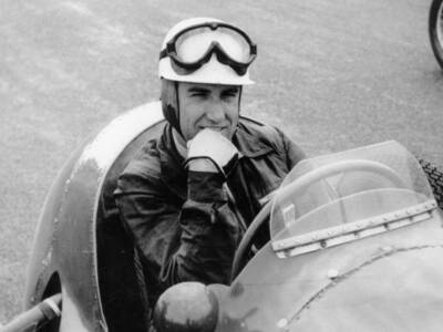 Racing Driver Ken Mcalpine Motor Racing Old Photo