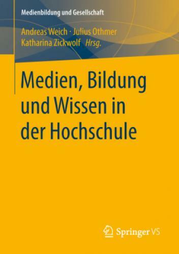 Thumbnail - Medien, Bildung Und Wissen In Der Hochschule 4991