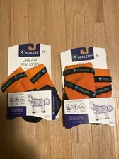 Urban Walker Dog Boots Orange Medium 4 Boots Heat Ice Terrain Hot Or Cold 🔥