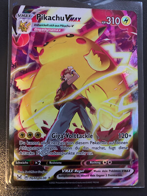Pokémon Pikachu  VMAX TG17/TG30 Verlorener Ursprung (Lost Origin) Alt Art