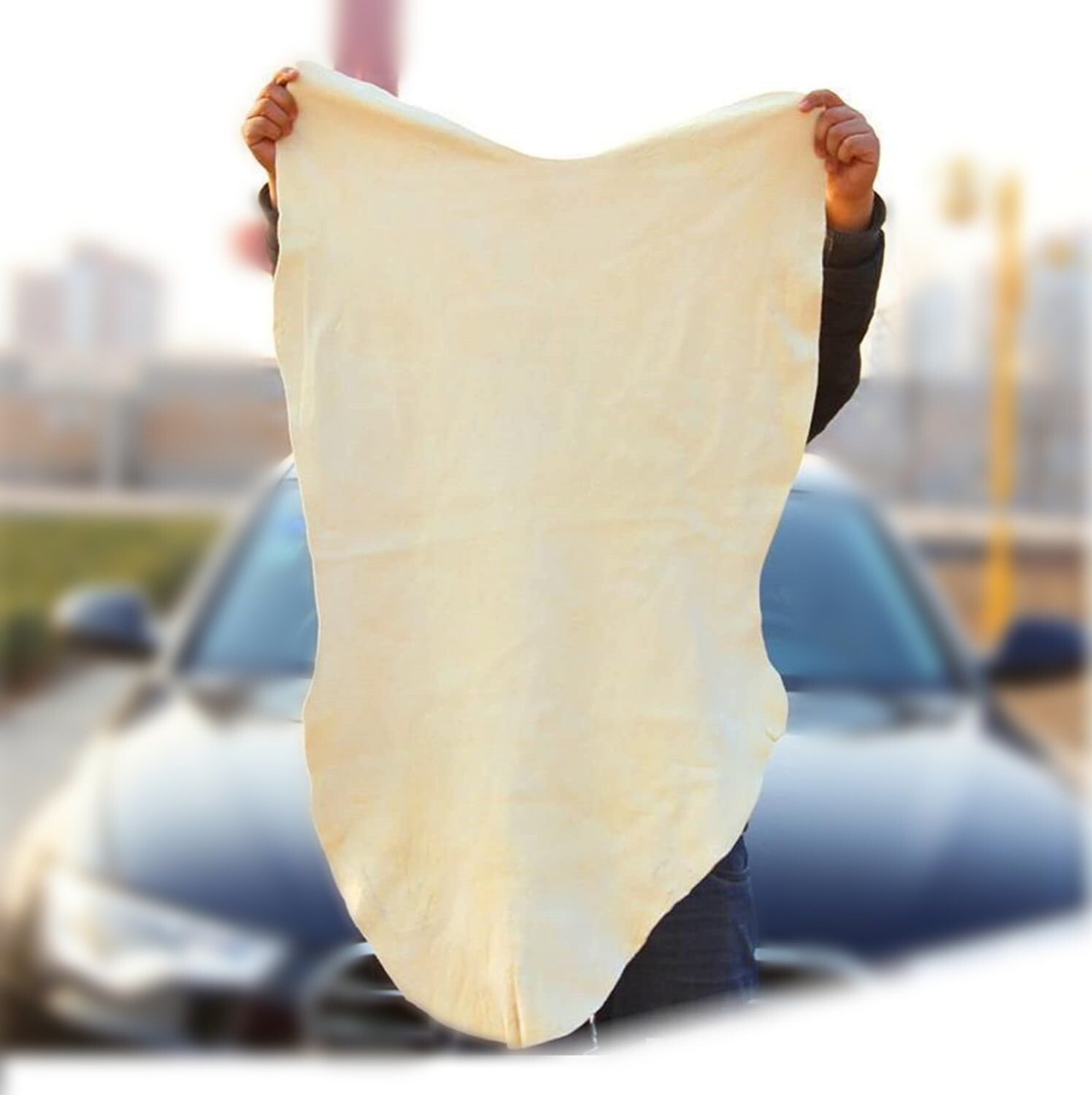 4 sq ft Genuine Shammy Chamois Leather Best Quality Car cloth tanned