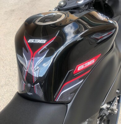 3D Gel Tank Protection Kit Compatible with Kawasaki ZX-6R Ninja