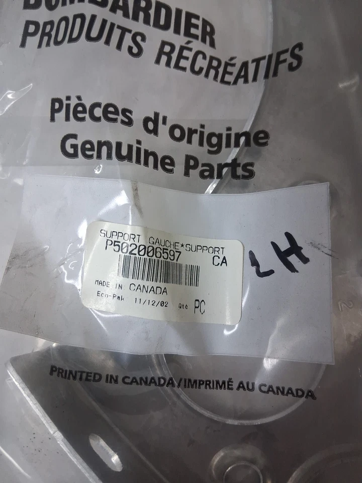 Parachoques izquierdo Ski-doo Summit 700 2001 OEM soporte 502006597 nuevo de lote original (SD 1) Foto 2 de 4