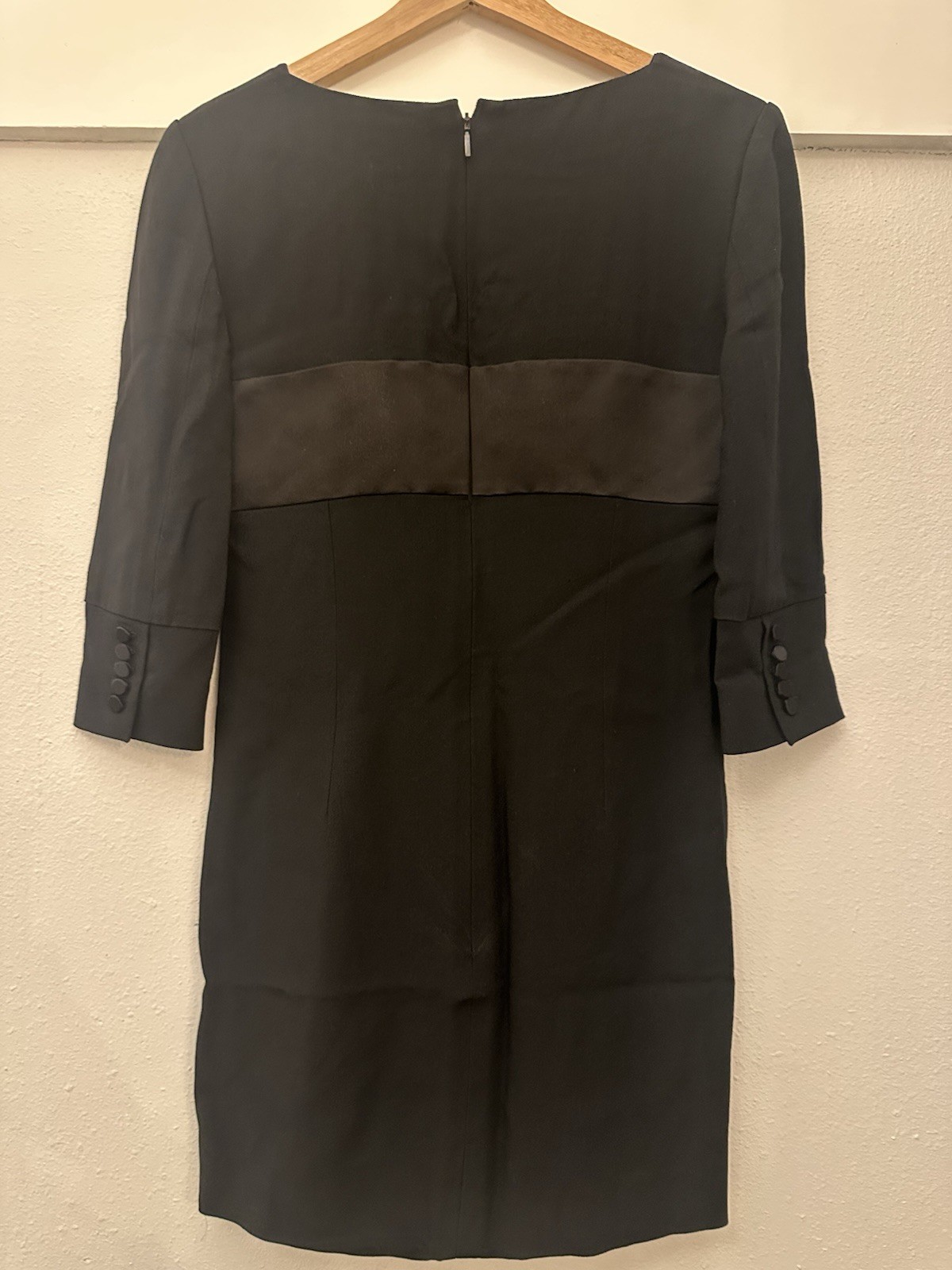 Vintage Black Saint Laurent Shift Dress thumbnail 3
