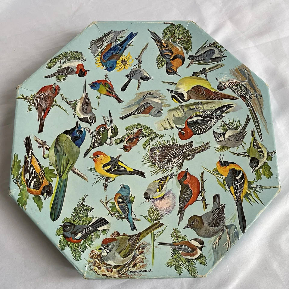 Vintage 1968 Springbok Western Birds Okta-Puzzle Jigsaw USA Donald Leo Malick  - Image 4 of 4