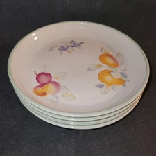 Set Of 6 International Tableworks 043 Sweet Bounty Ironstone 7.5" Salad Plates