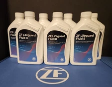 ZF Lifeguard 8 Transmission Fluid 7 Pack 1 Liter Jugs ZF8HP45 8HP50/70 2010 Up