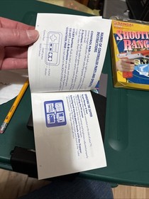 Nintendo NES Shooting Range Light Gun Series Booklet With Box Tested