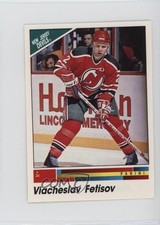 1990-91 Panini Album Stickers Viacheslav Fetisov #339 HOF 0ji1