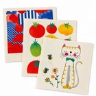 3 Pack Swedish Dishcloths Reusable Eco Kitchen Cleaning Cloths Random Designs