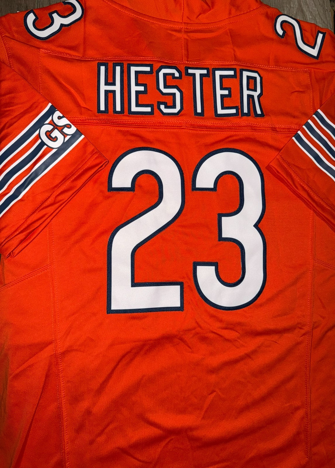 BRAND NEW #23 Devin Hester THROWBACK Orange CHICAGO BEARS Jersey size 2XL