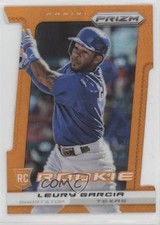 2013 Panini Prizm Orange Prizm Die-Cut 45/60 Leury Garcia #211 z0q