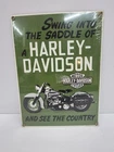 Vintage Harley Davidson Porcelain Enameled Metal Sign 2001 NOS ANDE ROONEY