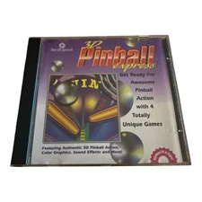 3D Pinball Express (PC, 2000) Game CD-ROM Soft Jewel Cosmi