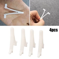 Easy Installation V Shaped Spring Clips for Pool Tool Handles Pack of 4