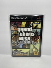 Grand Theft Auto San Andreas (Sony Playstation 2) CIB W/Map+Poster Clean Disc🔥