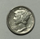 1925 D MERCURY DIME VF  DETAIL