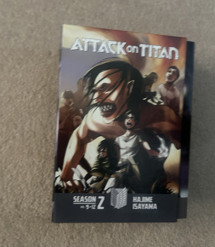 Attack on Titan Season 2 Manga Box Set Vol 9-12 English Kodansha Isayama