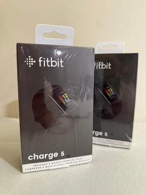 Fitbit Charge 5 Fitness Tracker Black/Graphite with GPS - New Free Shipping