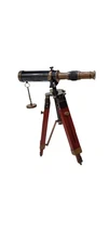 Vintage Brass Telescope Antique Style Usable Telescope With Wooden Tripod Stand