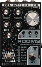 Death By Audio Rooms Stereo Reverb Guitar Effect Pedal