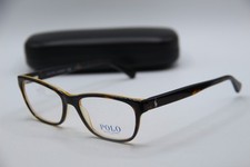 NEW RALPH LAUREN POLO PH 2127 5337 HAVANA AUTHENTIC EYEGLASSES W/CASE 52-17