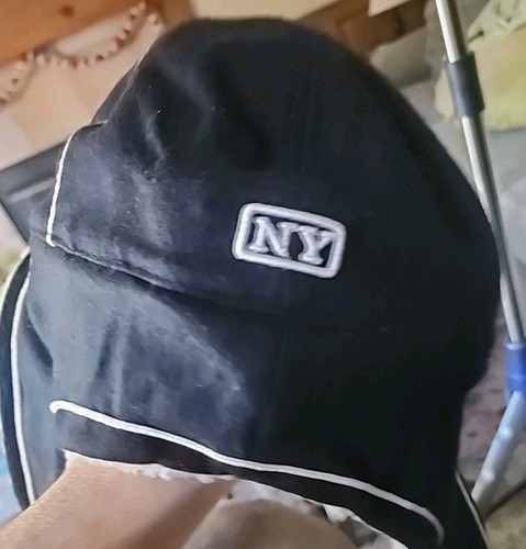 NEW KB Ethos New York Yankees HAT Wool Dog Ear Trapper Cap MLB L/XL Excellent - Picture 8 of 9