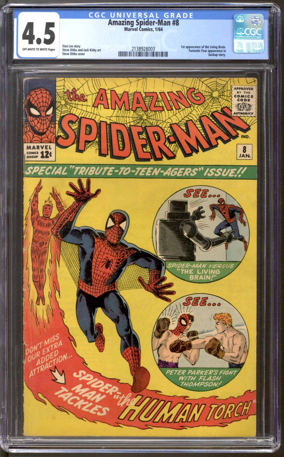 作者サイン付き AMAZING SPIDER-MAN #8 アメコミリーフ Amazing
