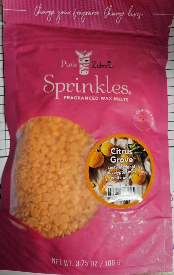 Pink Zebra wax Sprinkles - NEW - Over 50 Factory Sealed 3.75 oz. Bags ...