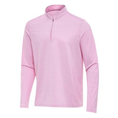 Antigua Golf Men's Duff 1/4-Zip Pullover Sweater - Performance Top, New