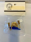 NIP Dollhouse Miniature CLARE BELL Brass Wall Sconce 3/4"H & 2 Candles 1:12