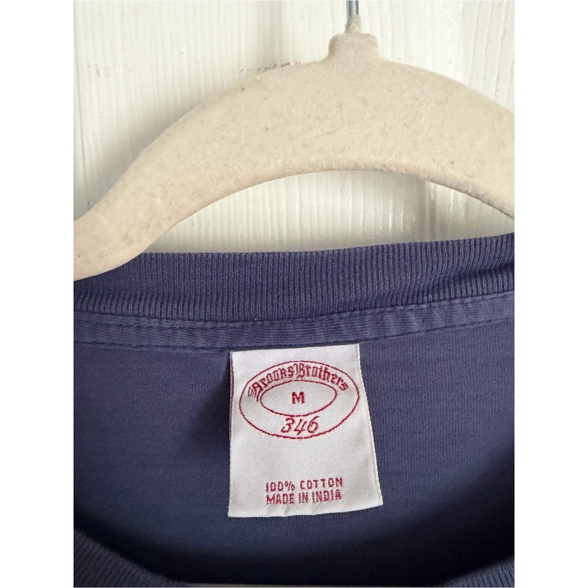 Brooks Brothers Men’s cotton Short Sleeve Tee medium blue View 3