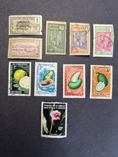 1916-1976 10 Vintage Stamps Cameroon