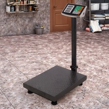 100/300KG Industrial Heavy Duty LCD Digital Platform Postal Weighing Scales Blue