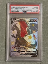Charizard V PSA 10 Champion's Path Secret Rare Full Art 079/073 Pokemon Card