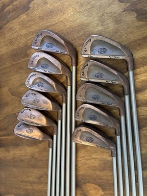 キャロウェイ S2H2 PAD PEND USA アイアンセット VINTAGE Vintage Callaway S2H2 USA Pat Pend BeCu Copper Iron Set / 2-PW-SW