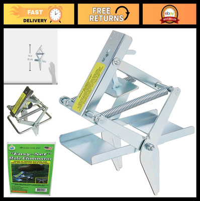 EasySet Mole Eliminator Trap - Effective Pest Control, Quick & Simple Setup