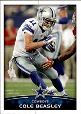 2015 Panini # 241 Cole Beasley Dallas Cowboys NFL Sticker Collection Figure
