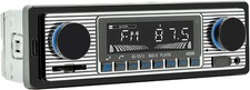 Classic Single Din Car Radio with Bluetooth, Car Stereo FM Radio Receiver, Hands