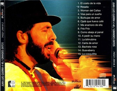 JUAN LUIS GUERRA Y 4.40 GRANDES EXITOS DE JUAN LUIS GUERRA 4.40 NEW CD