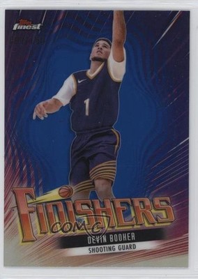 2023-24 Topps Finest Finishers Blue Refractor 97/150 Devin Booker #F-5 5i3