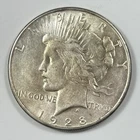 1928-S $1 Peace Dollar 90% Silver San Francisco US Coin