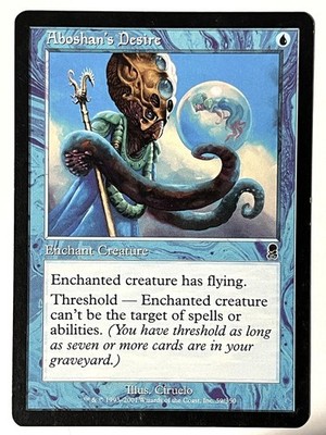 Aboshan's Desire 59 Common Odyssey Magic: The Gathering Lightly Played