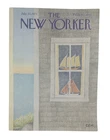 The New Yorker Magazine July 23, 1973 Sailboats Window Charles E. Martin VG