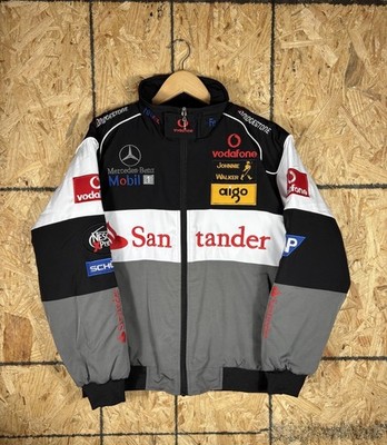McLaren Mercedes F1 Racing Jacket Mens M Vodafone Mobil 1