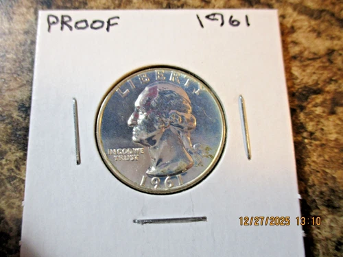 1961 WASHINGTON SILVER PROOF    NN